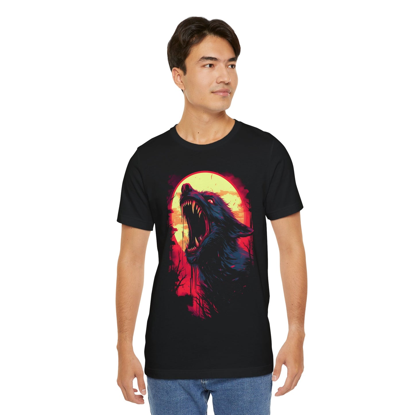 Howling Werewolf Halloween T-Shirt