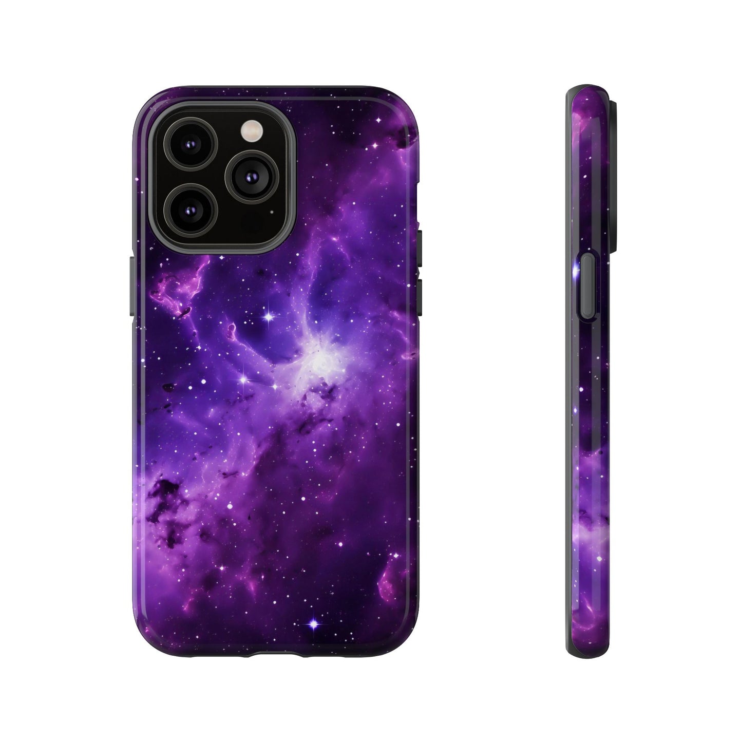 Vivid Purple Space Phone Case