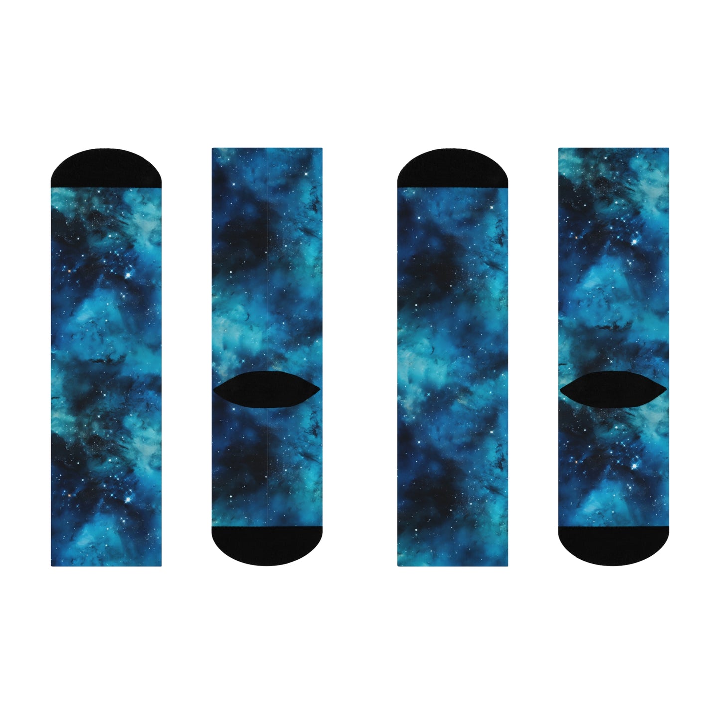 Cerulean Starscape Socks