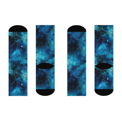 Cerulean Starscape Socks