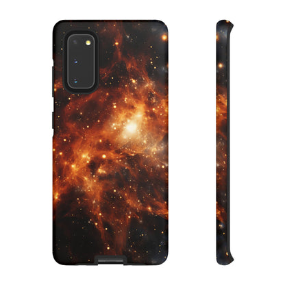 Orange Nebulae Phone Case