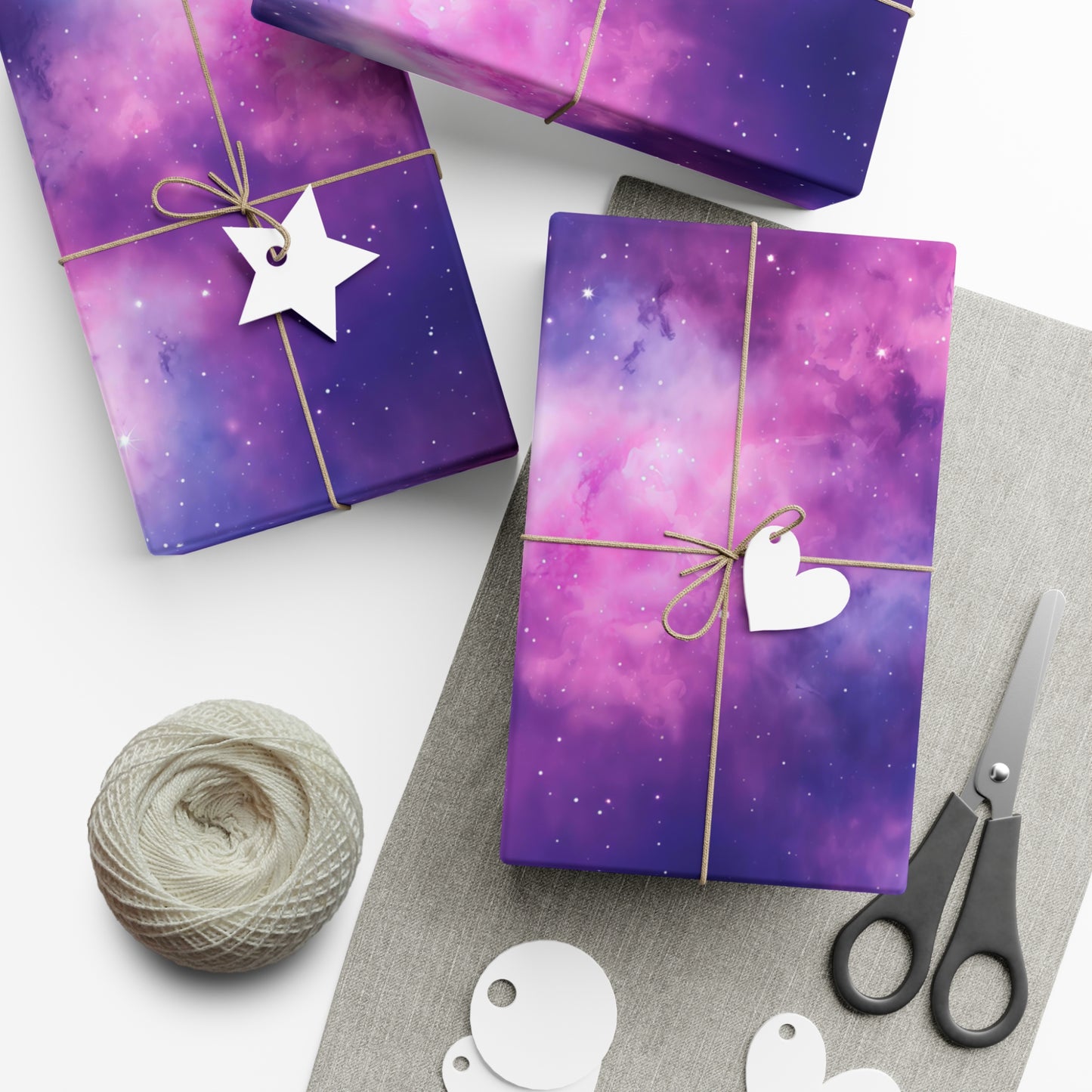 Soft Purple Nebula Wrapping Paper