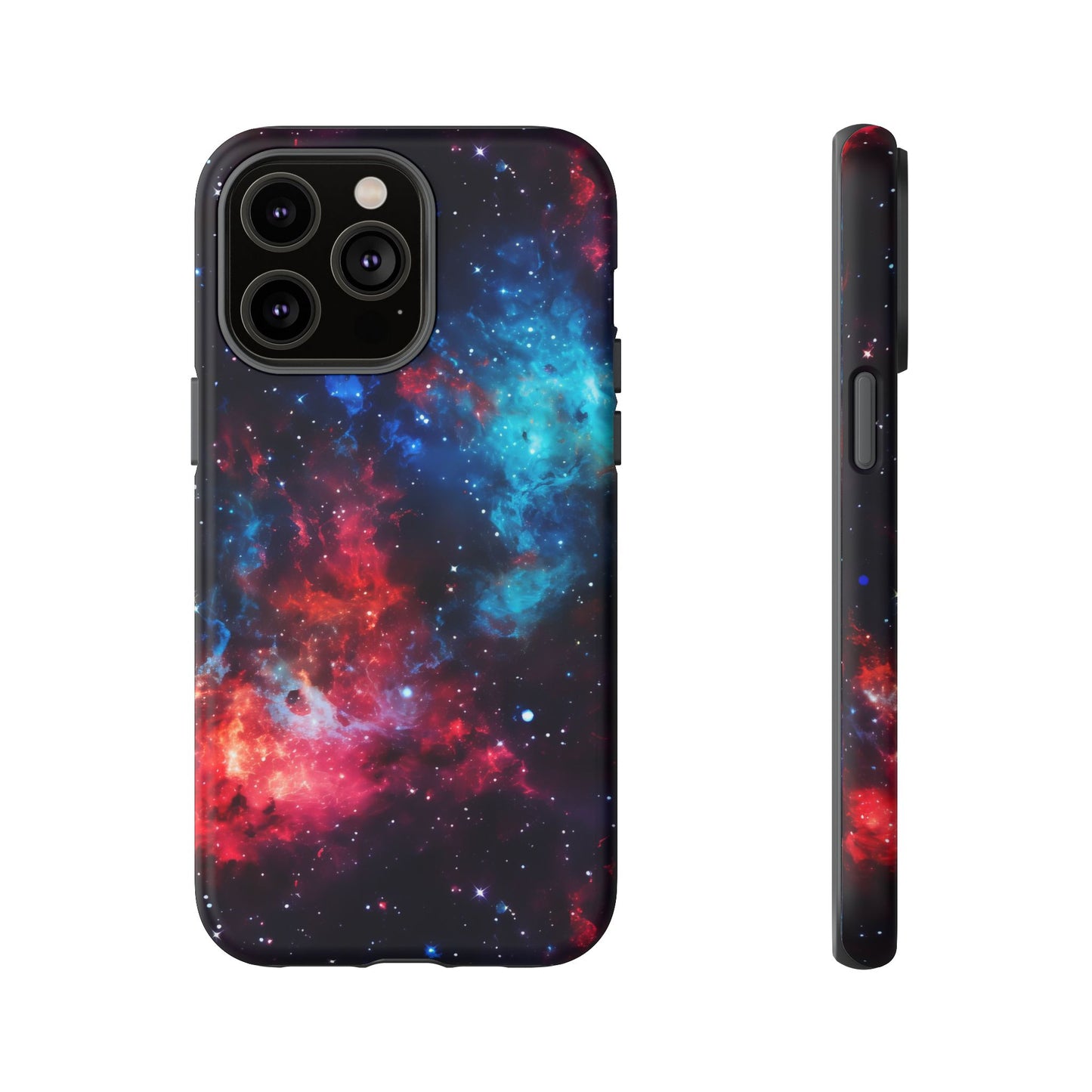 Red and Blue Nebula Phone Case