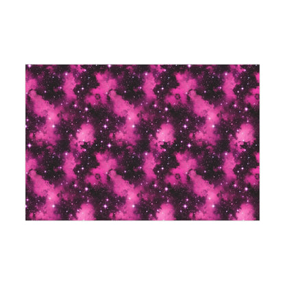 Pink Starscape Wrapping Paper