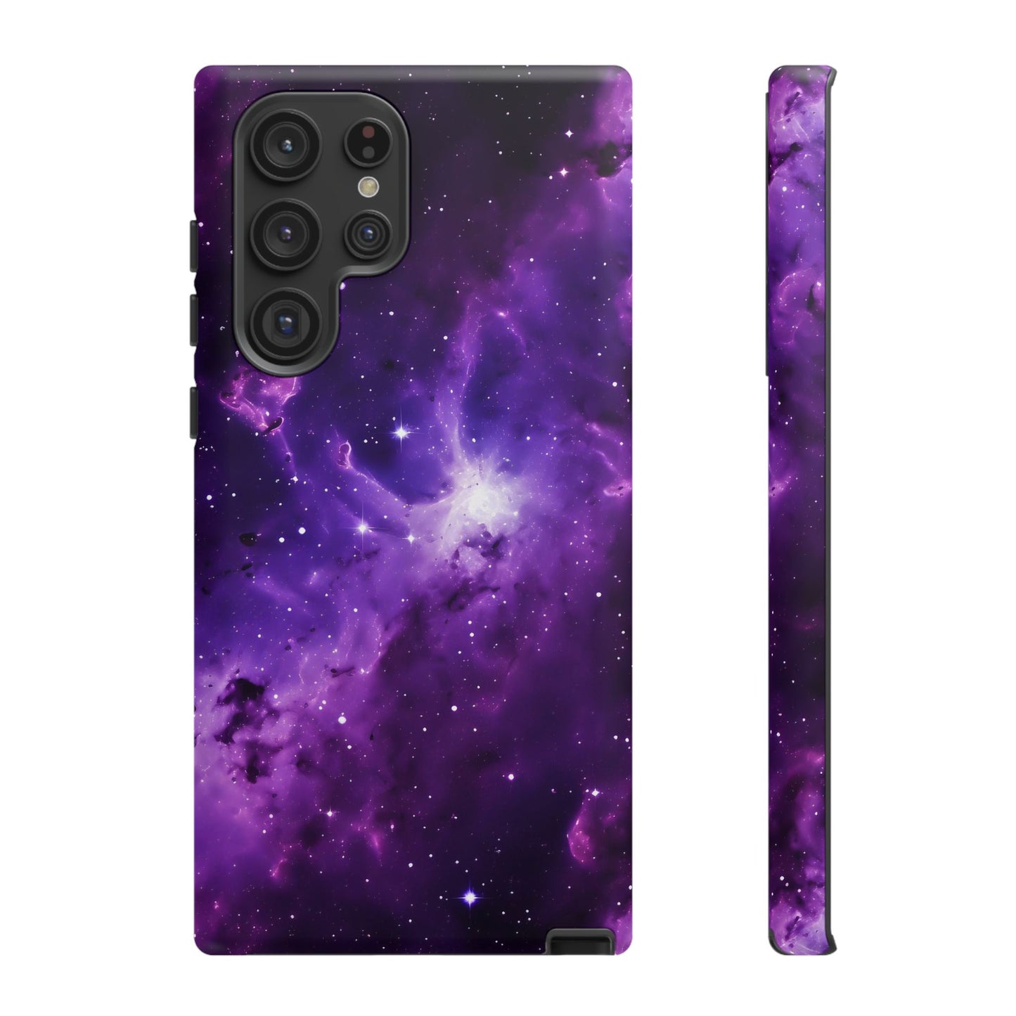 Vivid Purple Space Phone Case