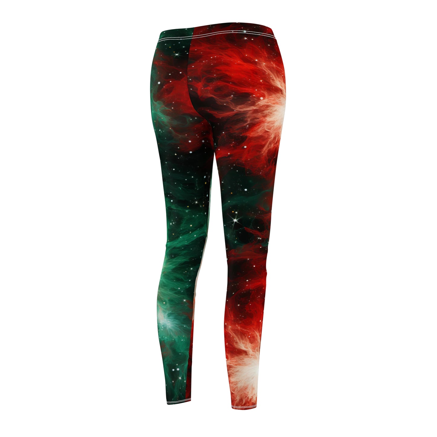 Festive Nebula Women's Christmas Casual Leggings
