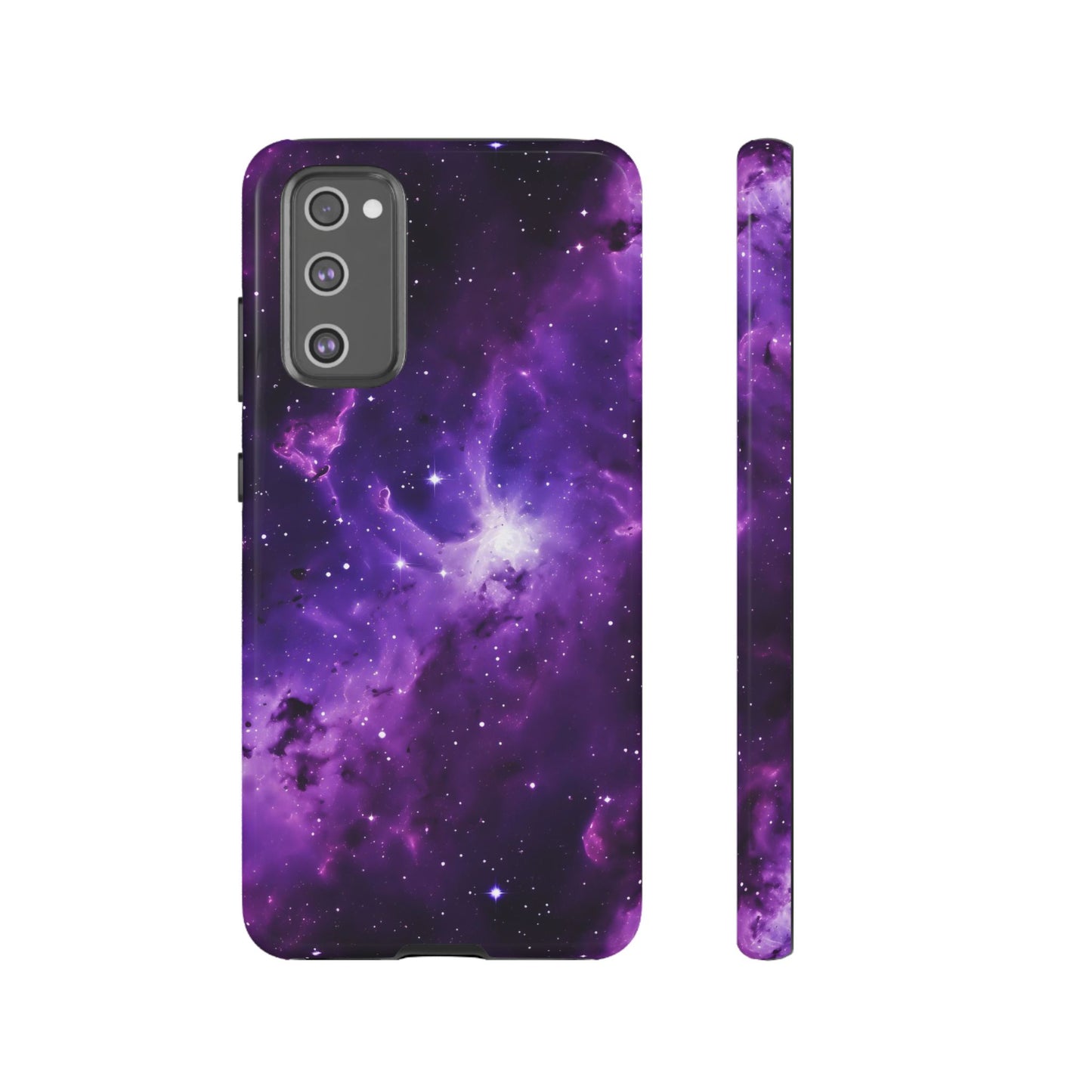 Vivid Purple Space Phone Case