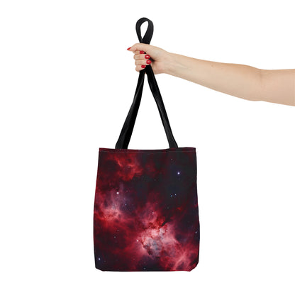 Crimson Nebulae Tote Bag