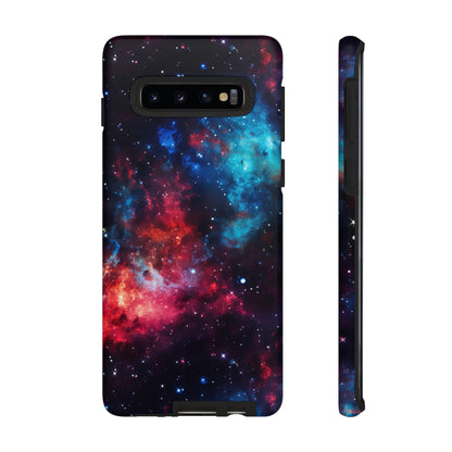 Red and Blue Nebula Phone Case