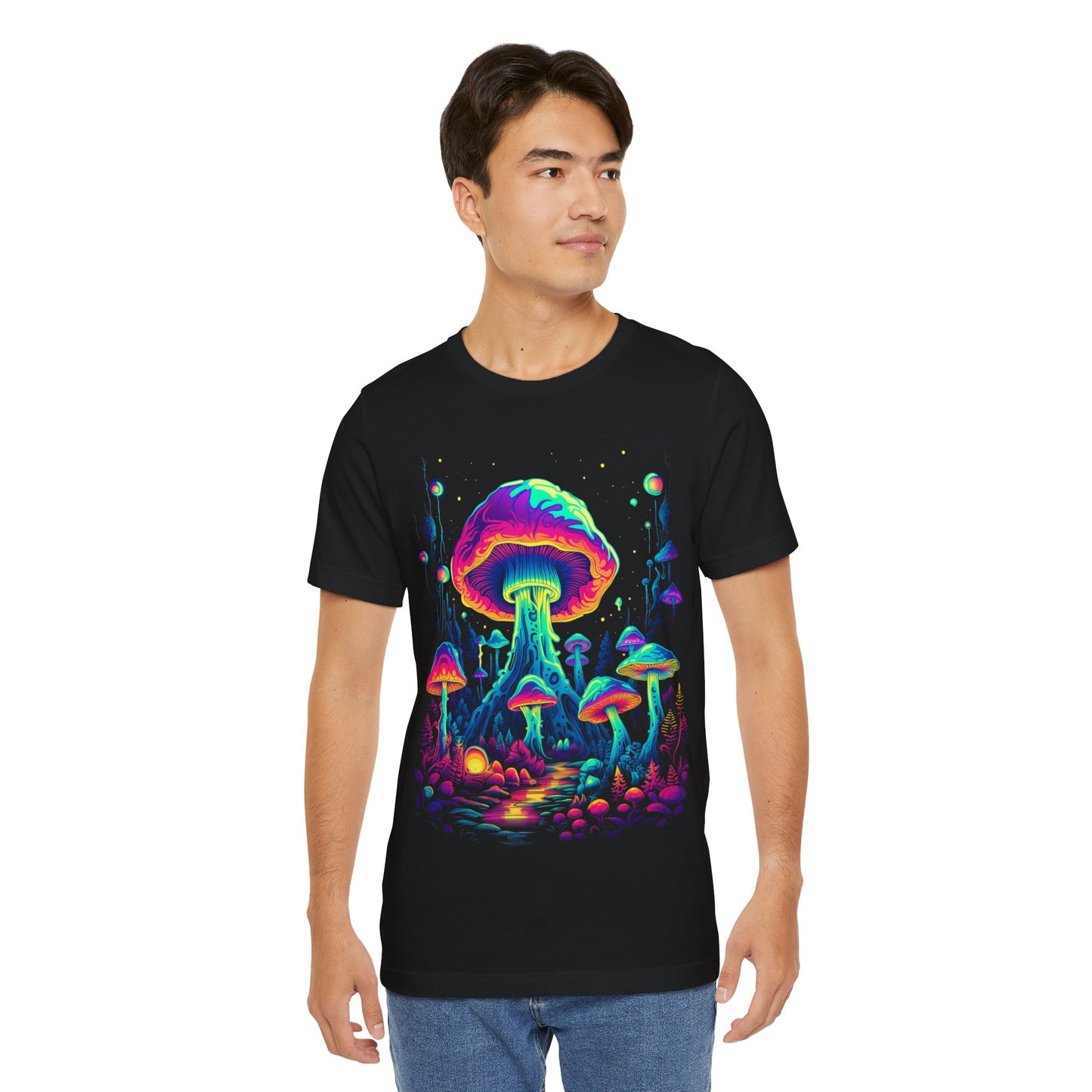 Trippy Mushroom Forest T-Shirt