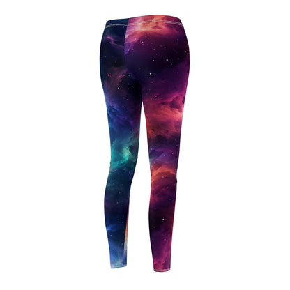 Neon Nebula Casual Leggings