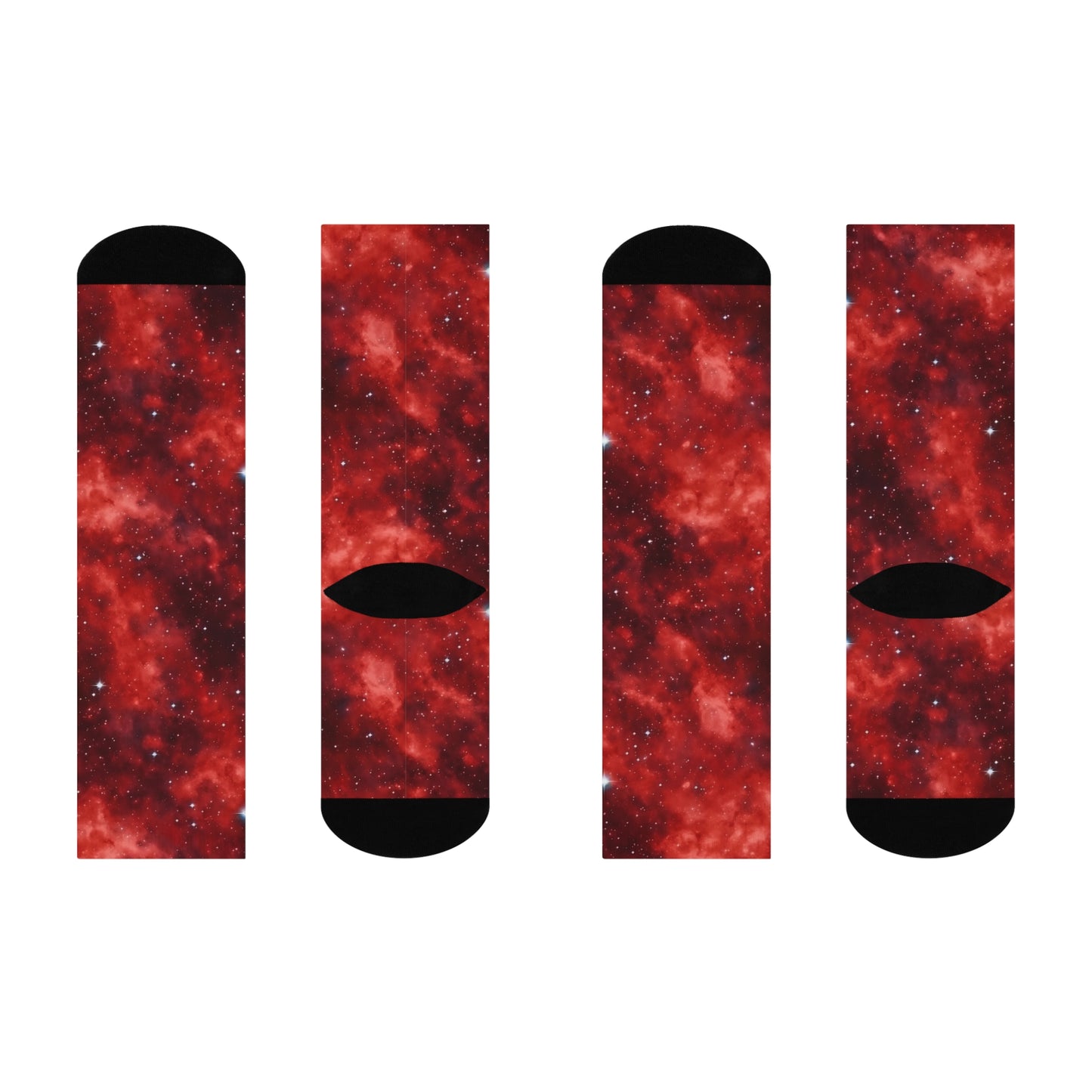 Scarlet Starscape Socks