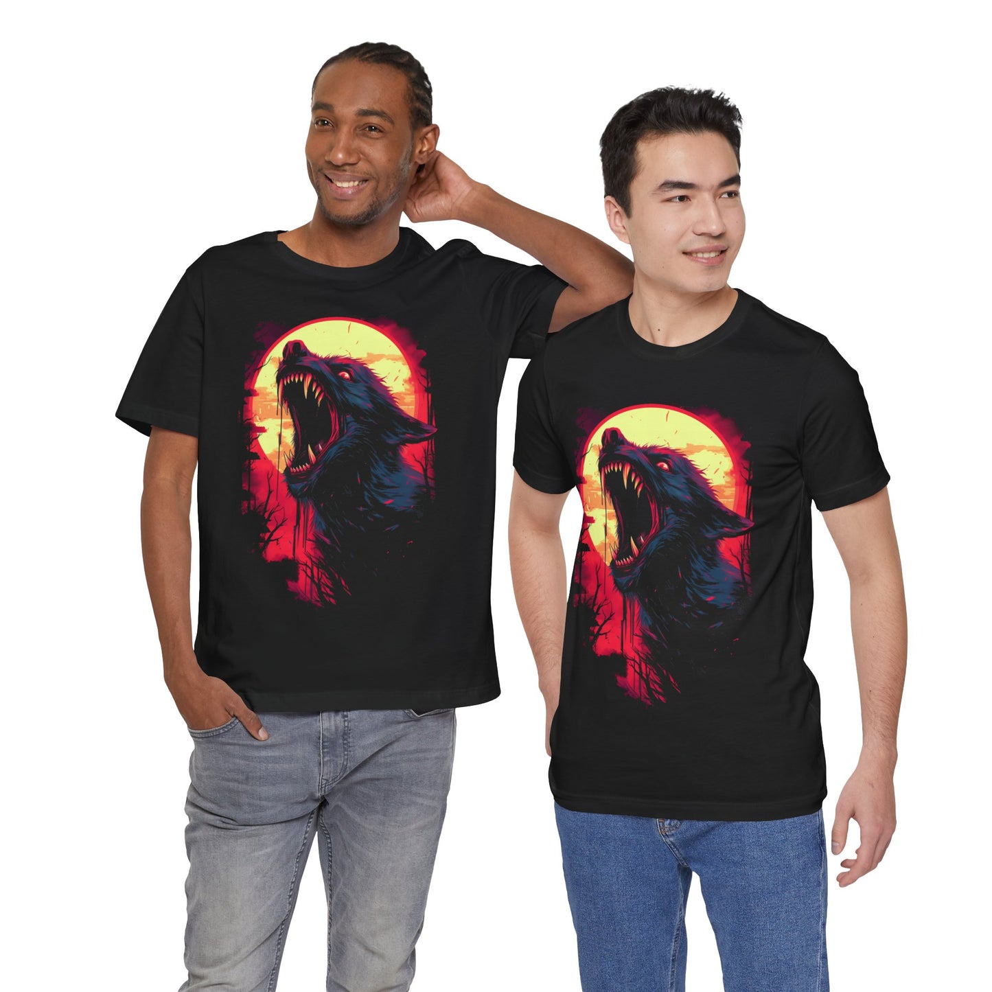 Howling Werewolf Halloween T-Shirt