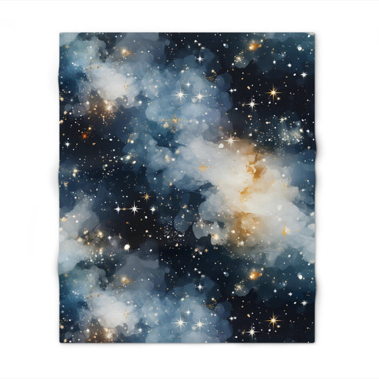 Icy Galaxy Throw Blanket