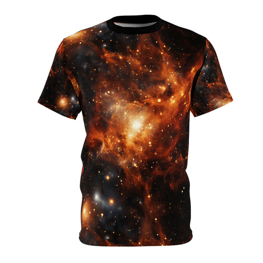 Orange Nebulae Deep Space T-Shirt