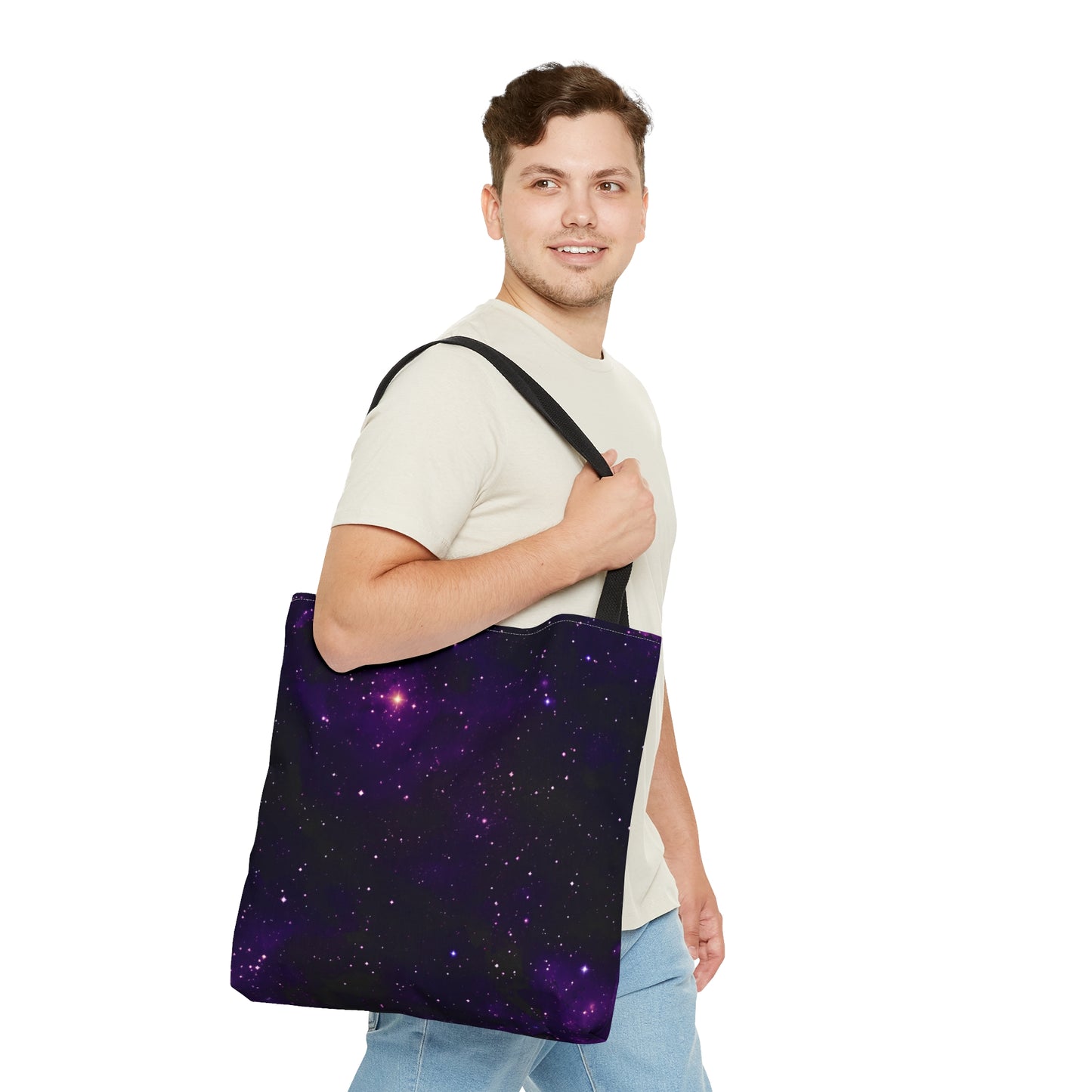 Dark Purple Space Tote Bag