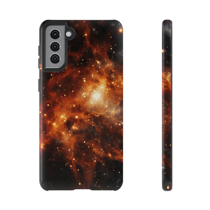 Orange Nebulae Phone Case