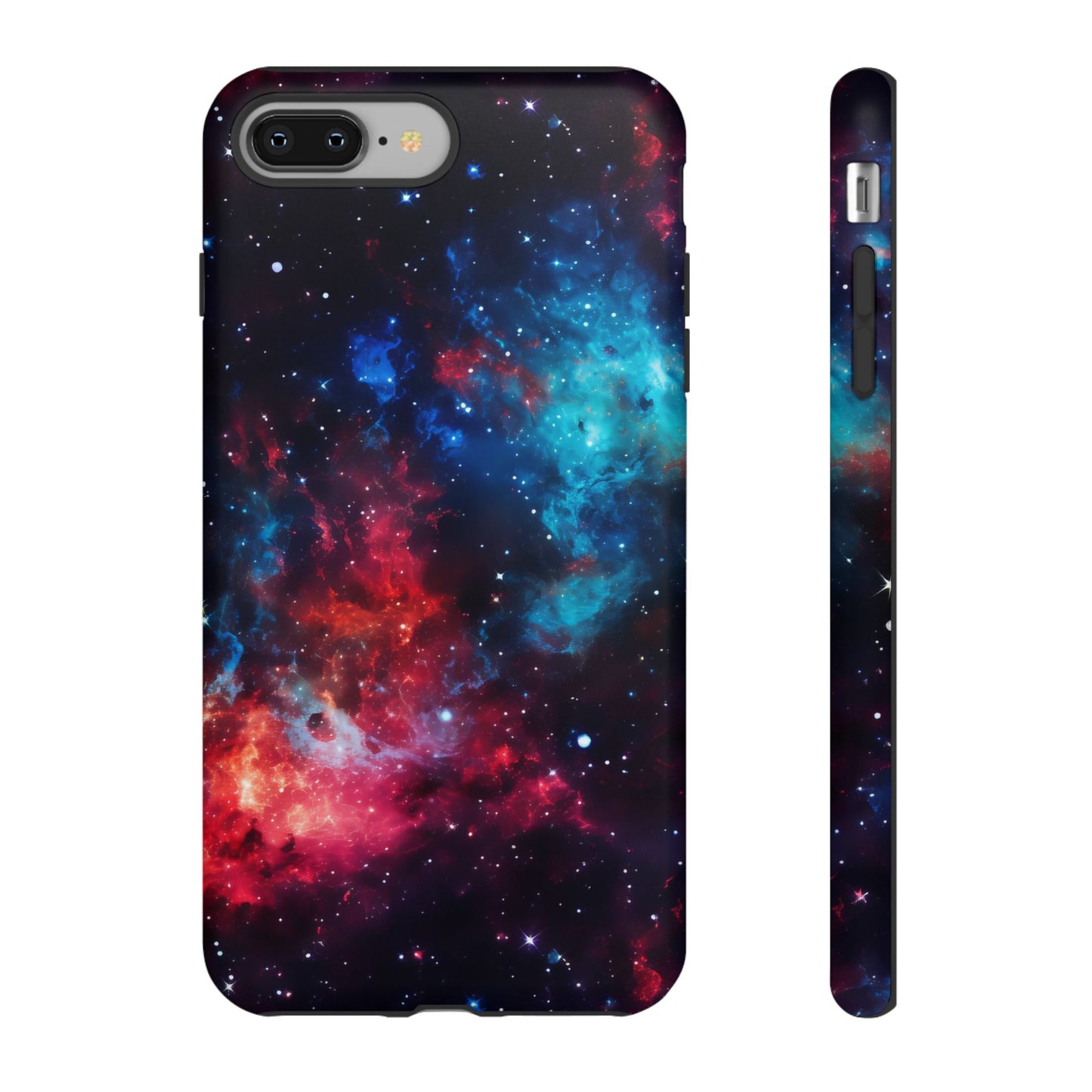 Red and Blue Nebula Phone Case