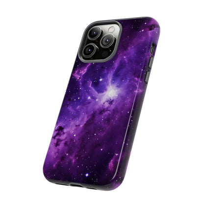 Vivid Purple Space Phone Case