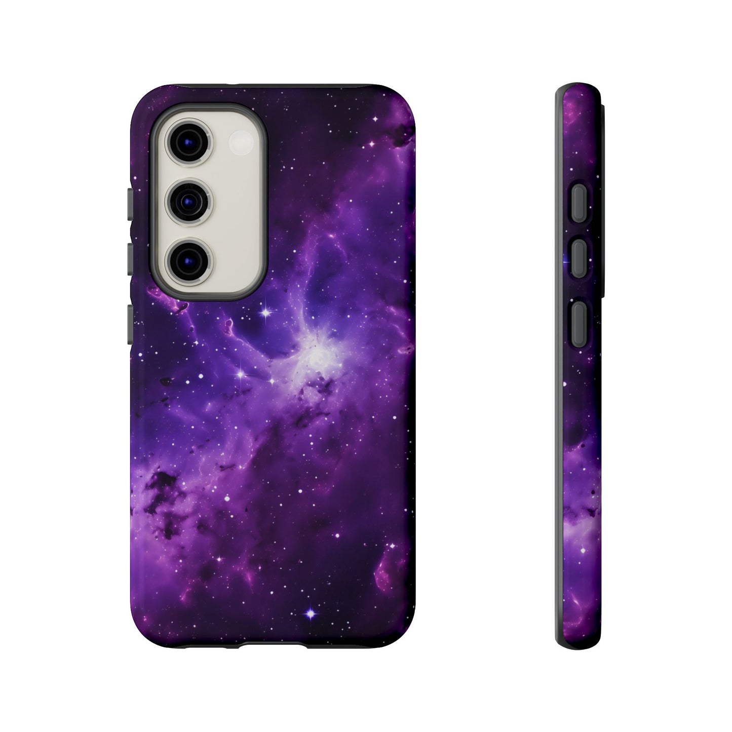 Vivid Purple Space Phone Case