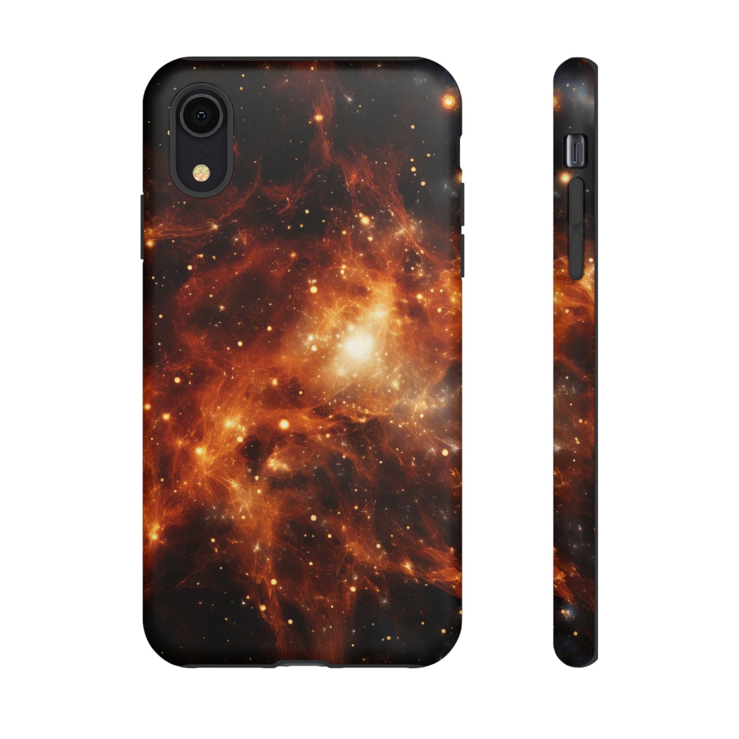 Orange Nebulae Phone Case