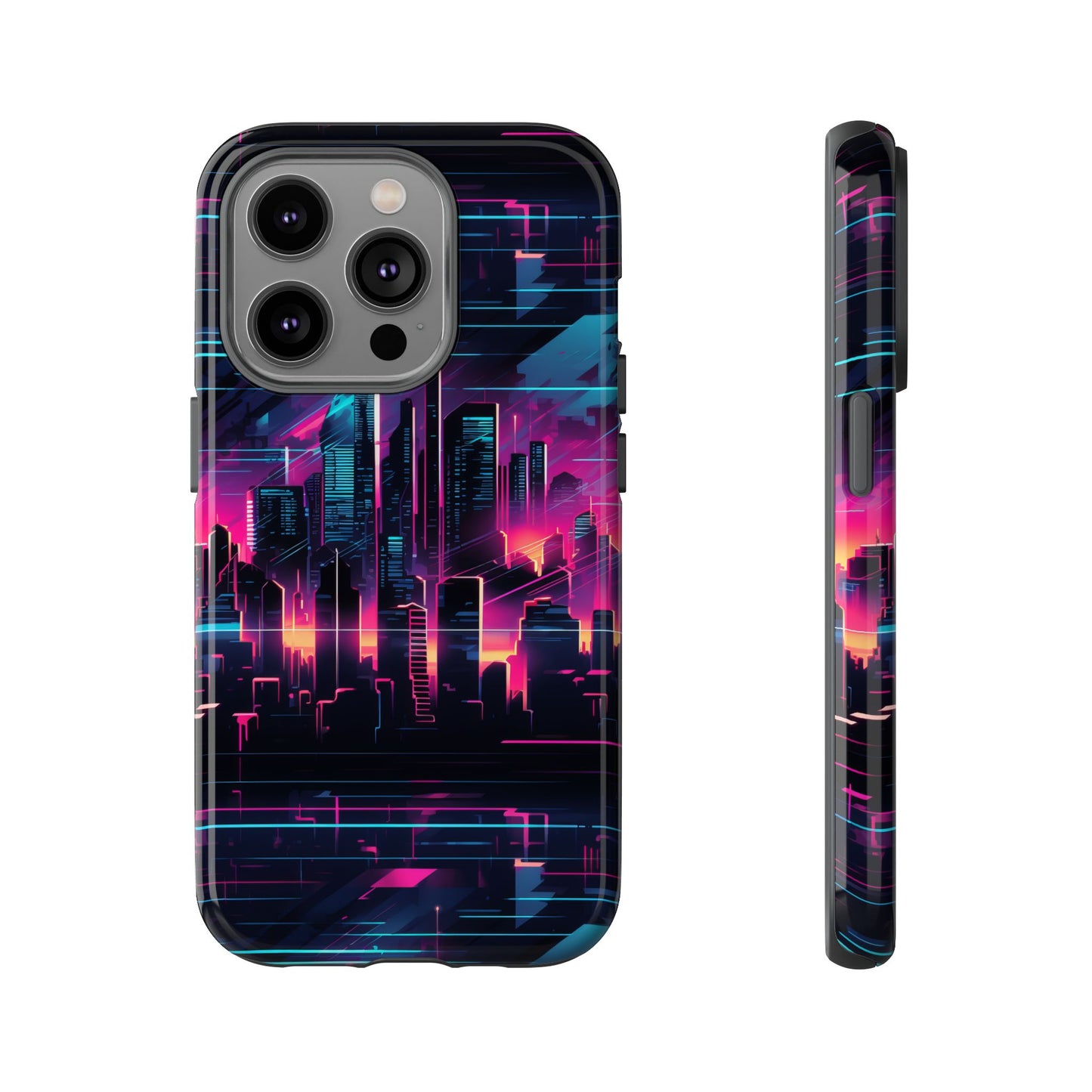 Synthwave Skyline Phone Case