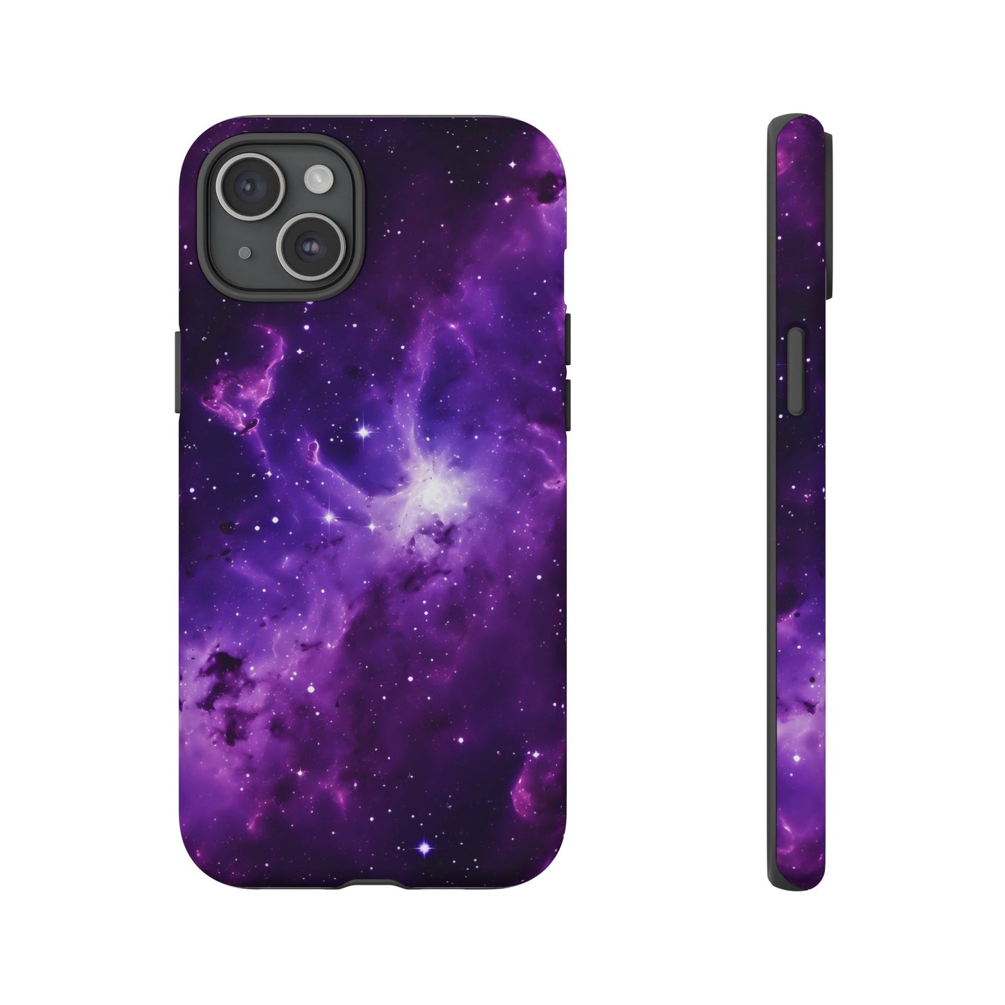 Vivid Purple Space Phone Case