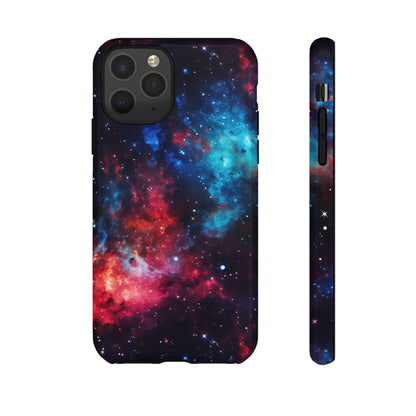 Red and Blue Nebula Phone Case