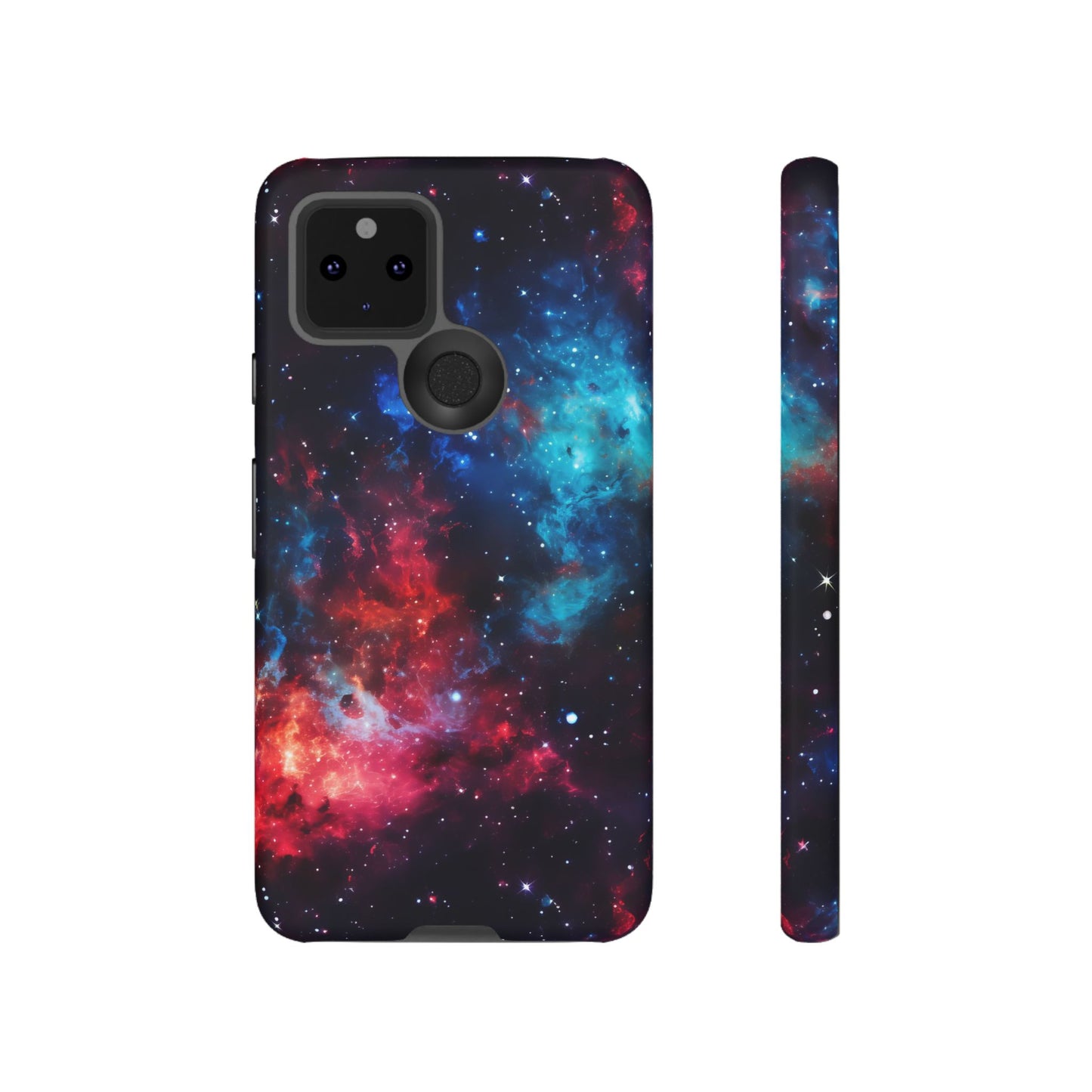 Red and Blue Nebula Phone Case