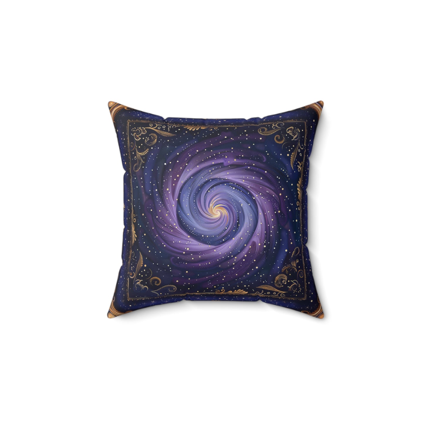 Spiral Galaxy Throw Pillow