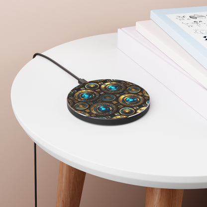 Steampunk Gearspheres Wireless Charger