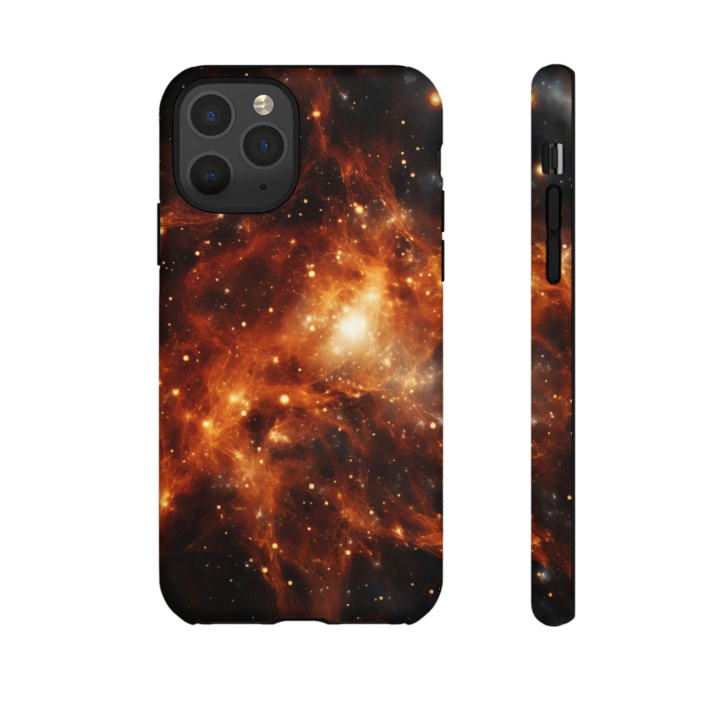 Orange Nebulae Phone Case