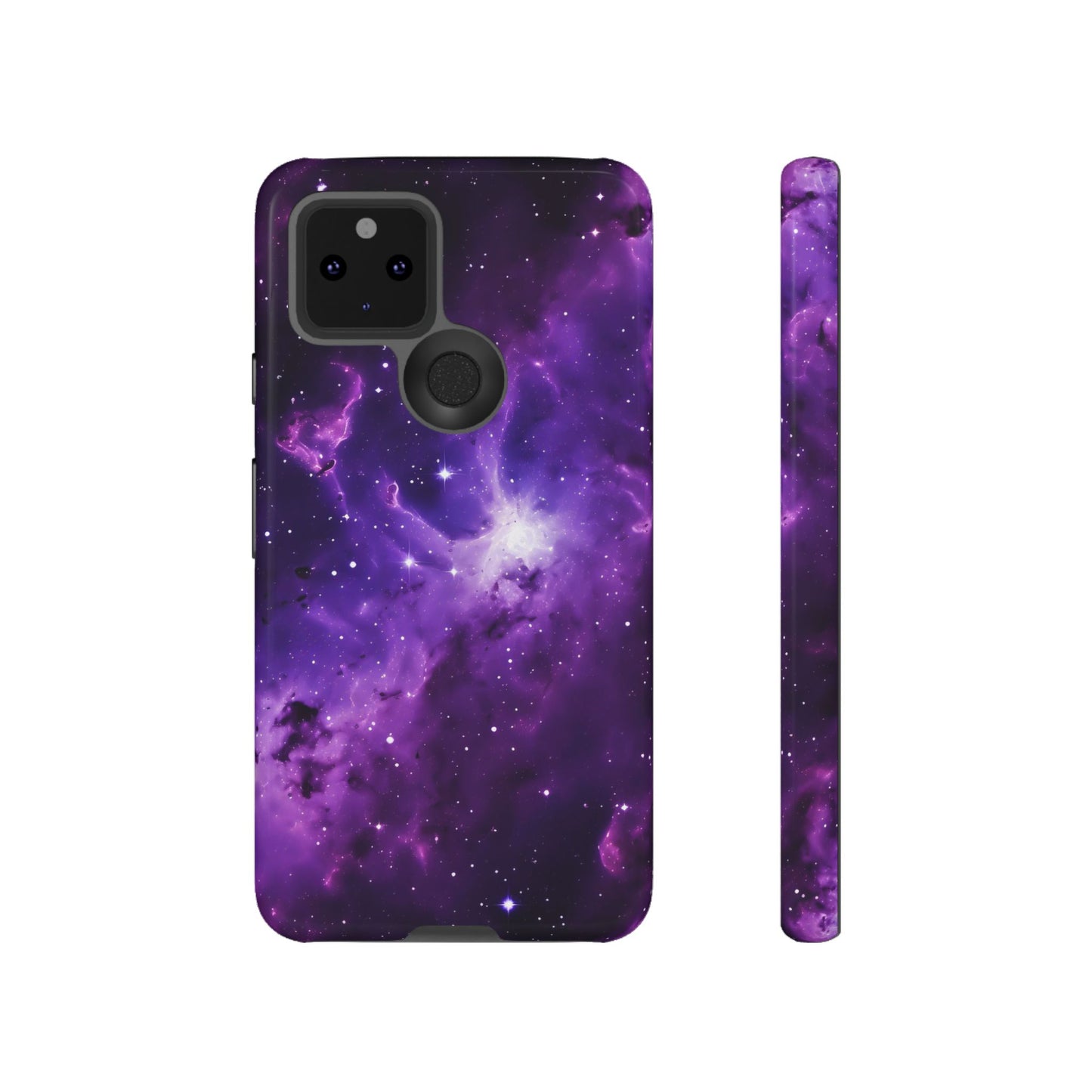 Vivid Purple Space Phone Case