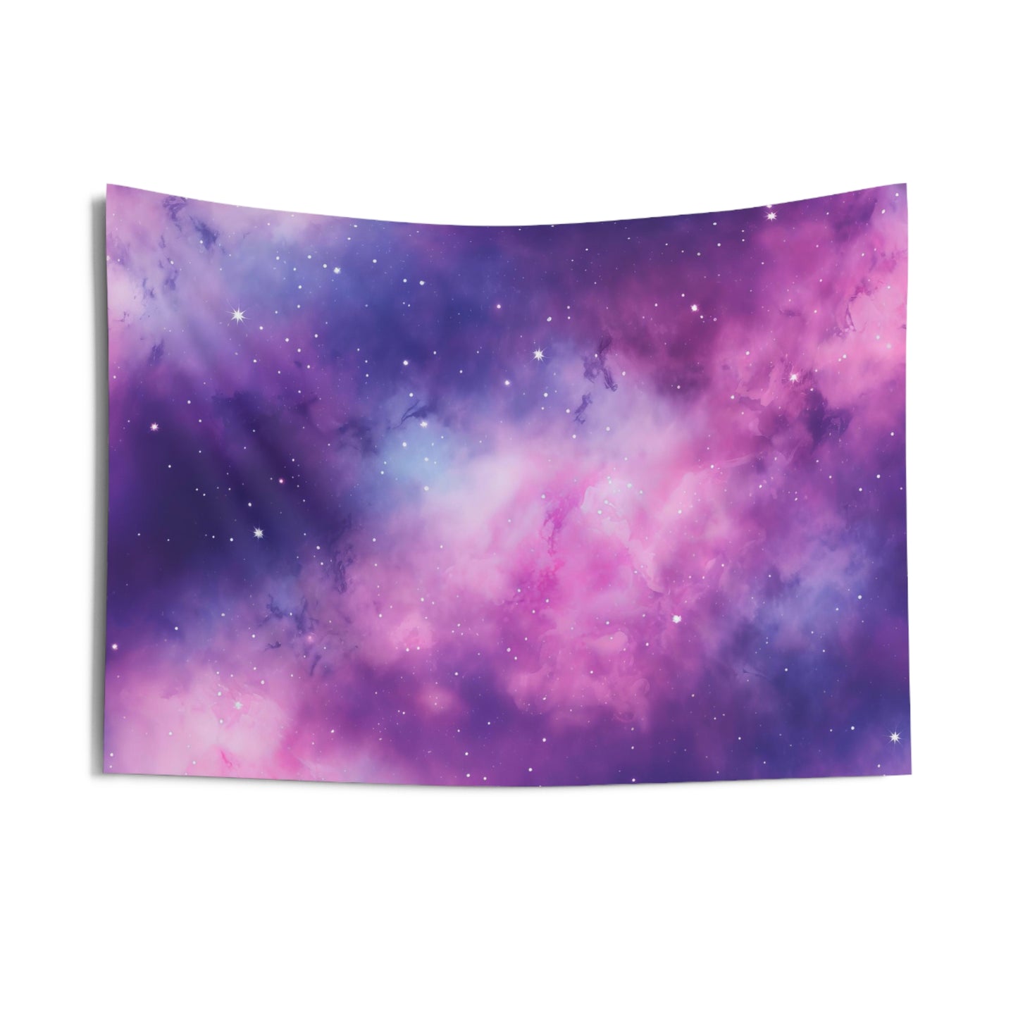 Soft Purple Nebula Wall Tapestry