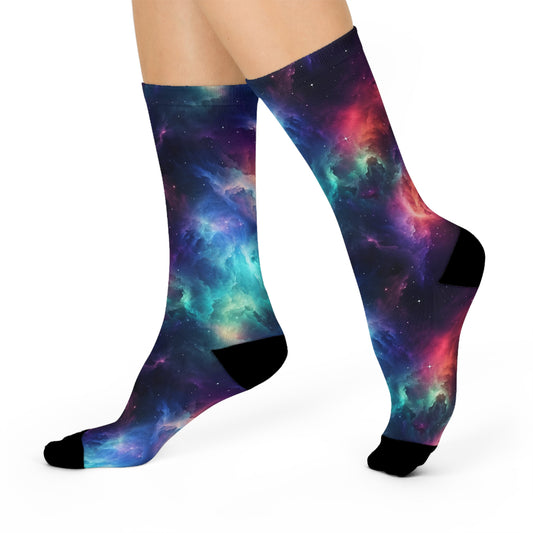 Neon Nebula Socks