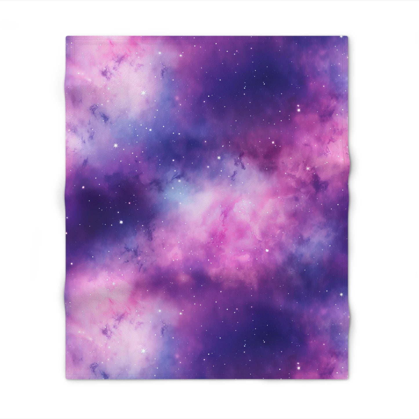 Soft Purple Nebula Throw Blanket