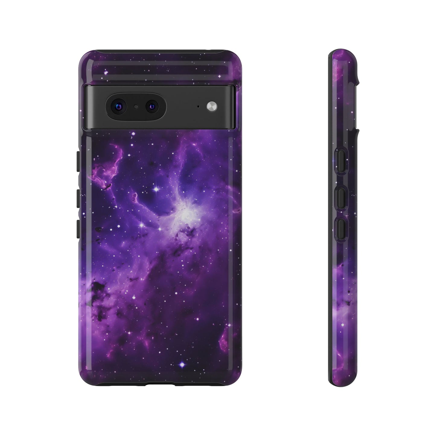 Vivid Purple Space Phone Case