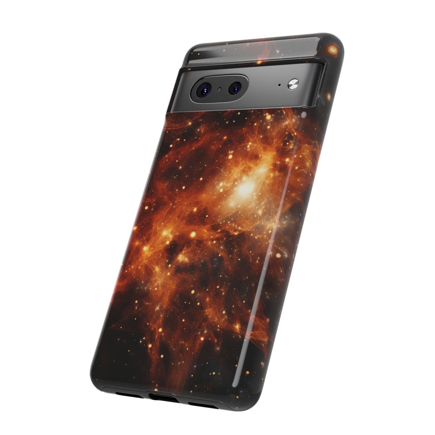 Orange Nebulae Phone Case