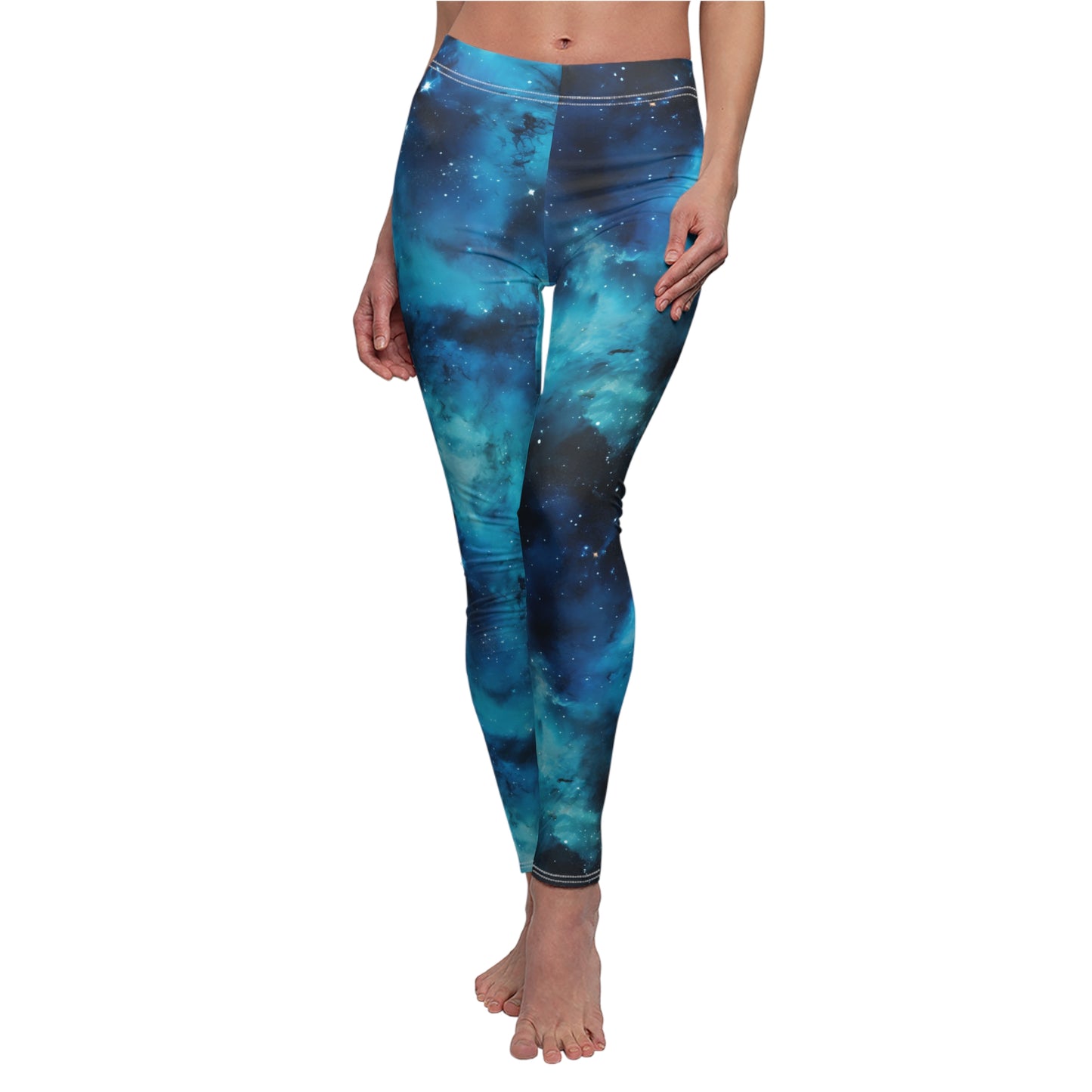 Cerulean Starscape Casual Leggings