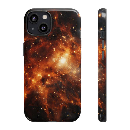 Orange Nebulae Phone Case