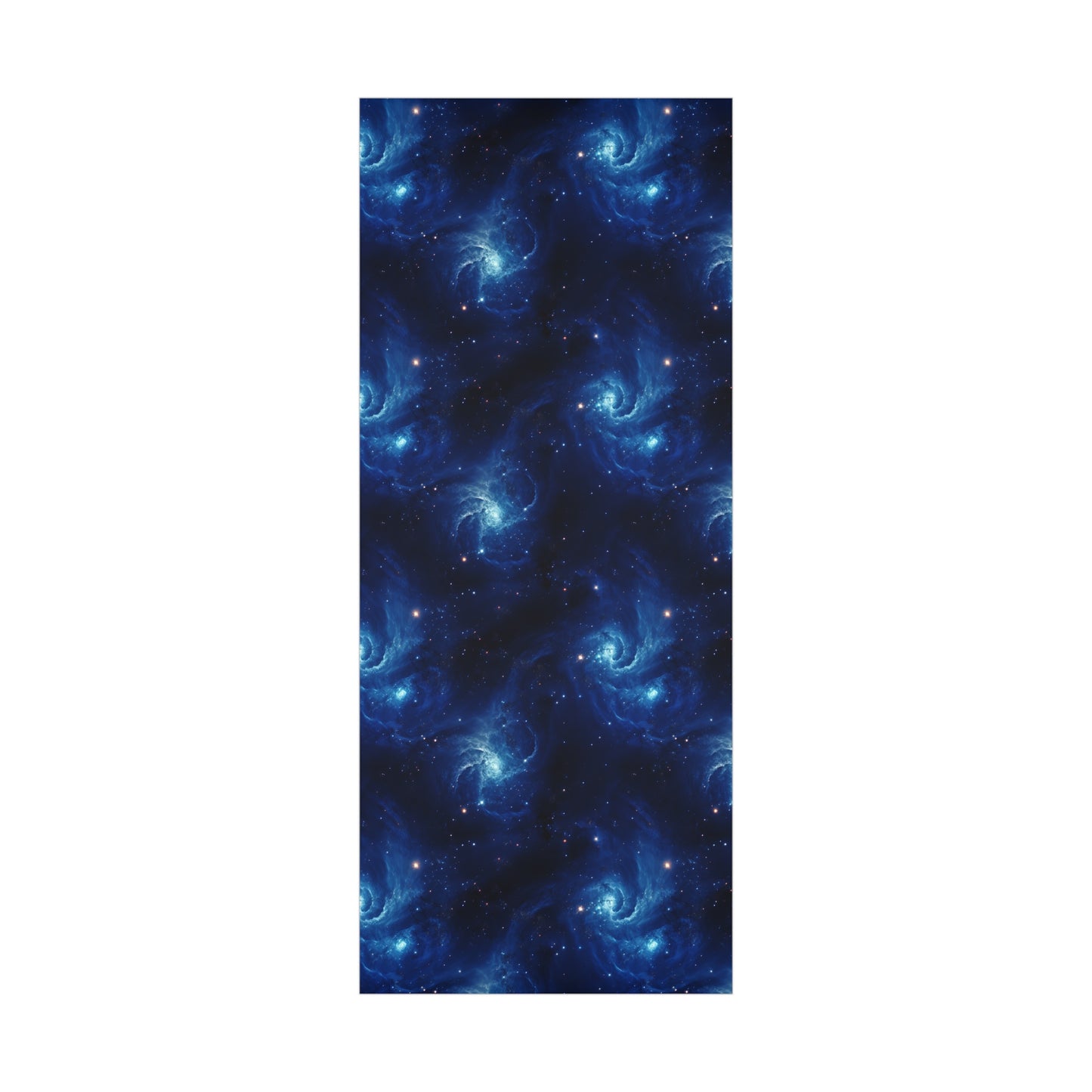 Blue Nebula Cluster Wrapping Paper