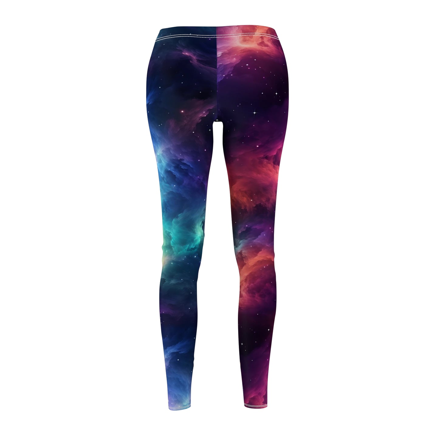 Neon Nebula Casual Leggings