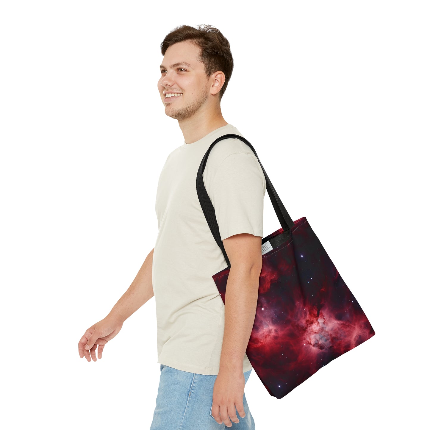 Crimson Nebulae Tote Bag