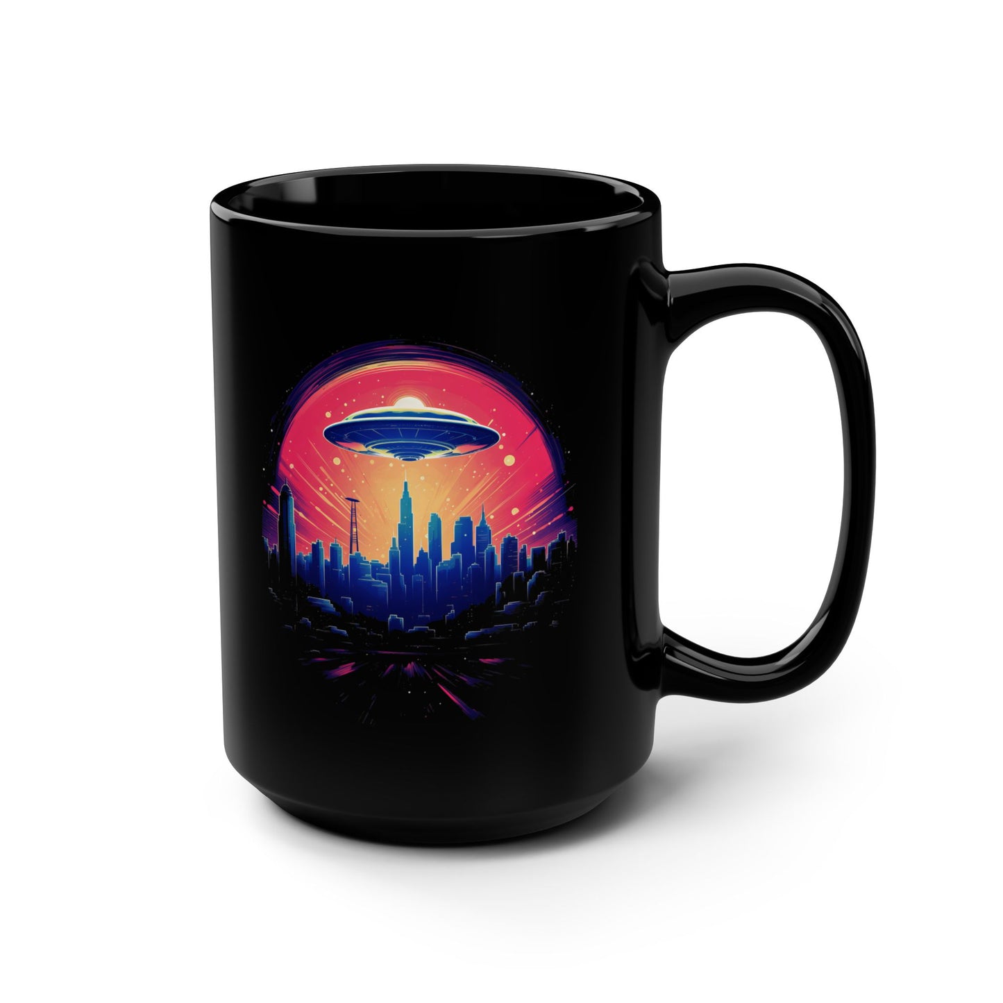 UFO Descent 15oz Coffee Mug