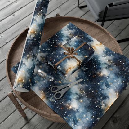 Icy Galaxy Wrapping Paper