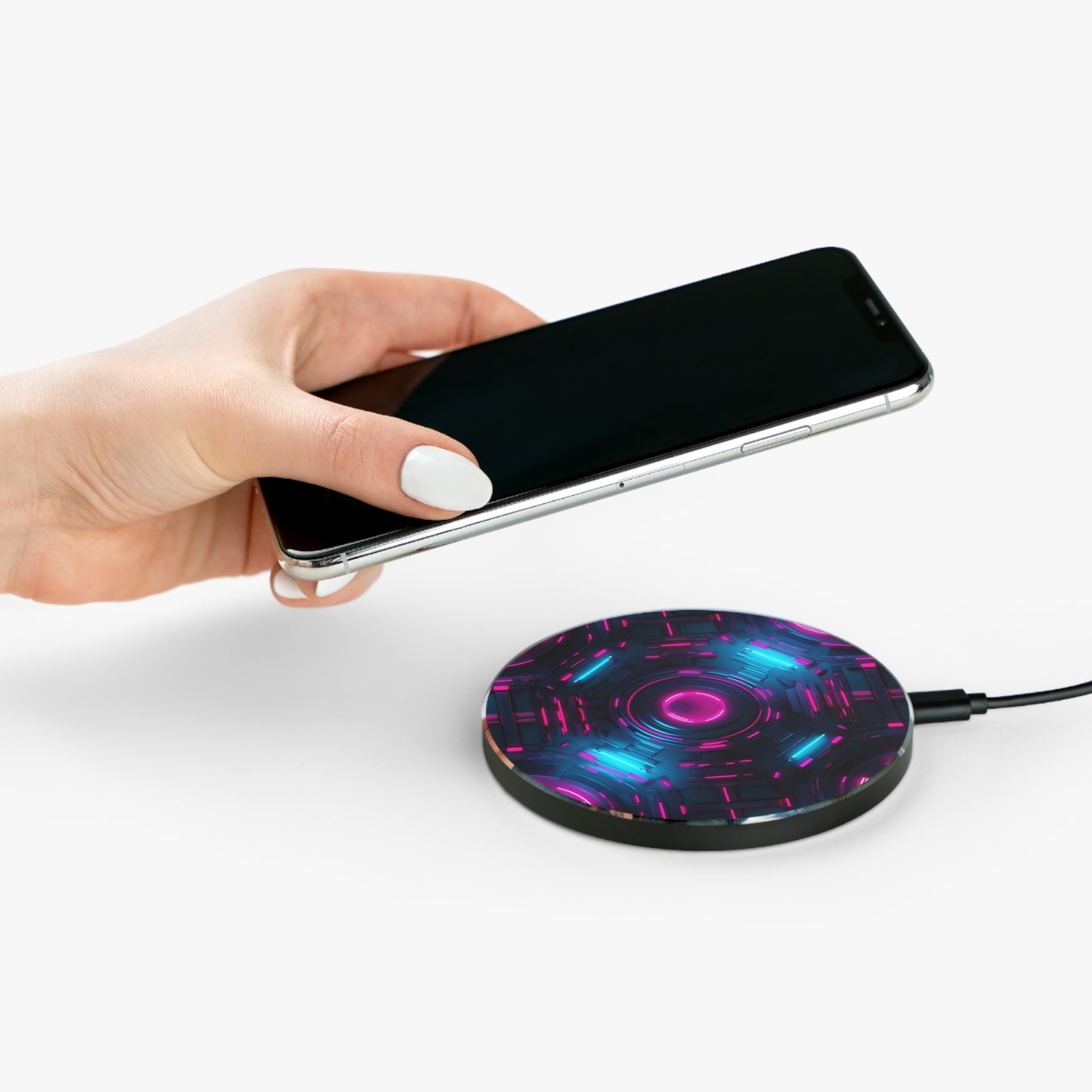 Neon Capacitor Wireless Charger