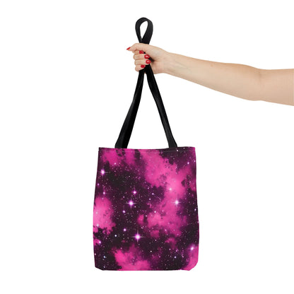Hot Pink Starscape Tote Bag