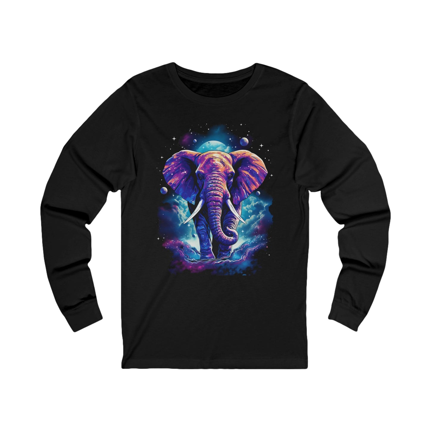 Galactic Elephant Long Sleeve Shirt