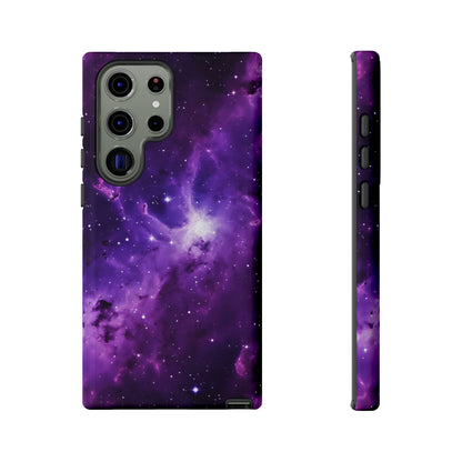 Vivid Purple Space Phone Case