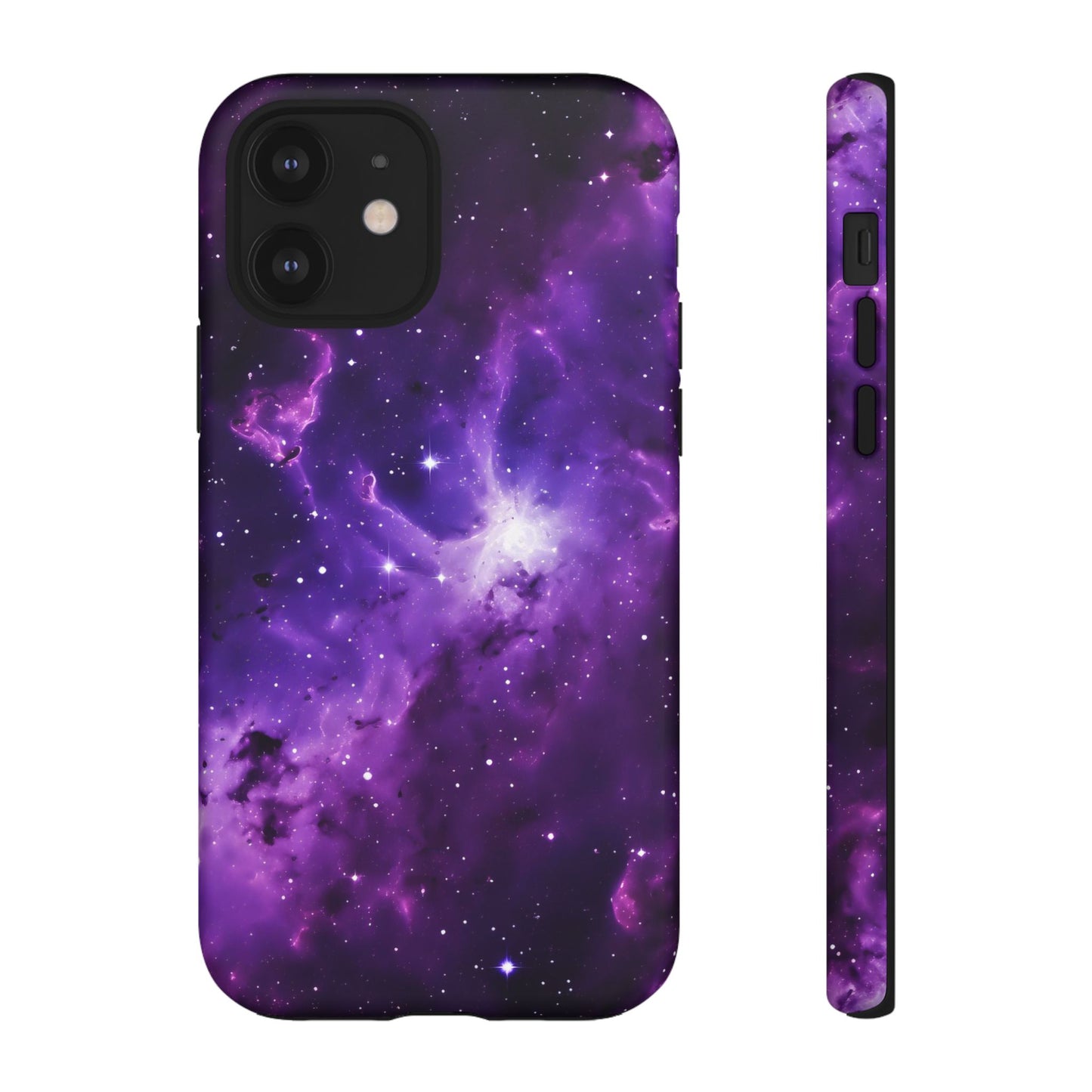 Vivid Purple Space Phone Case